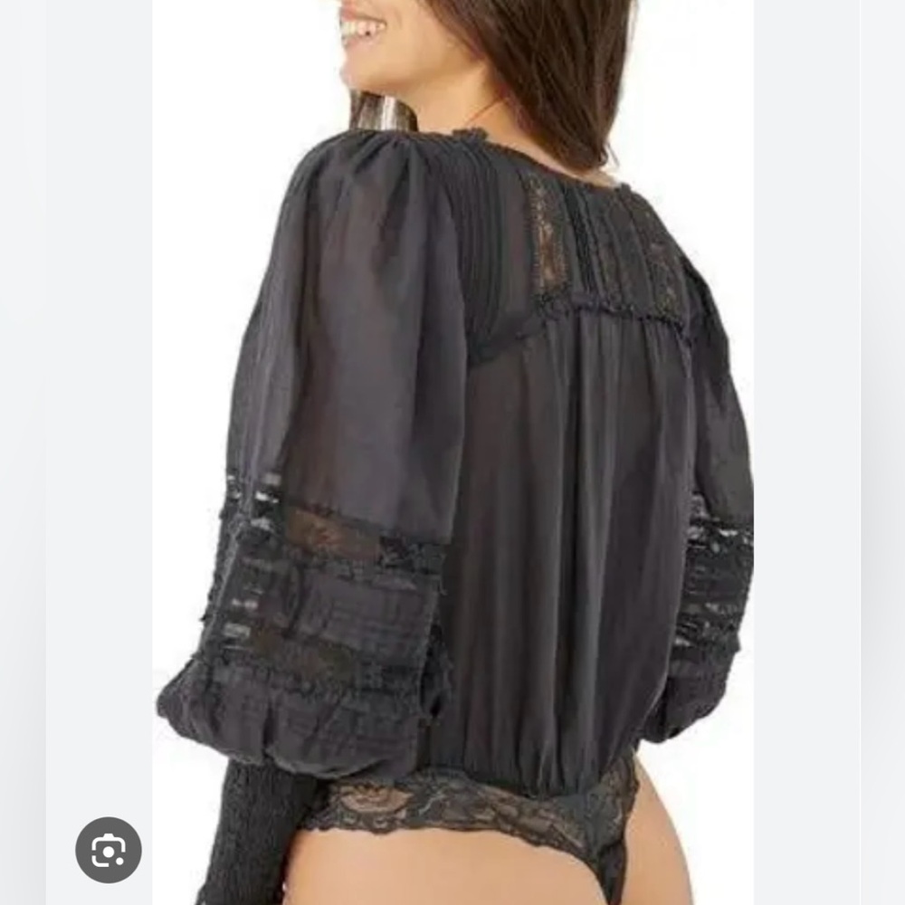 Free People The Eloise Smocked Bodysuit - Picture 4 of 15